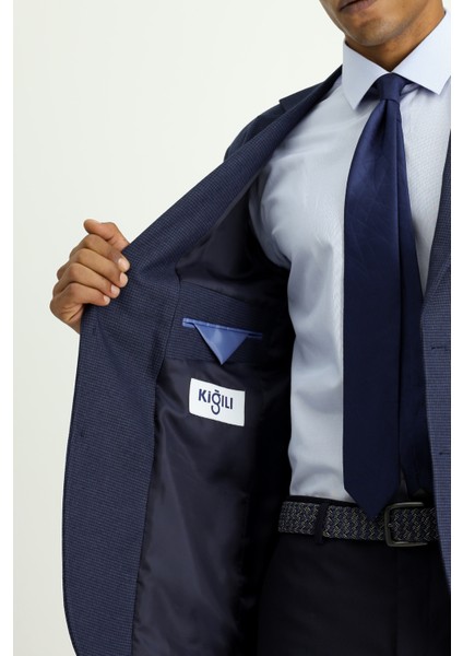 Regular Fit Klasik Desenli Ceket indirimleri