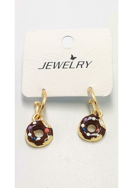 Renkli Figürlü Lüks Küpe