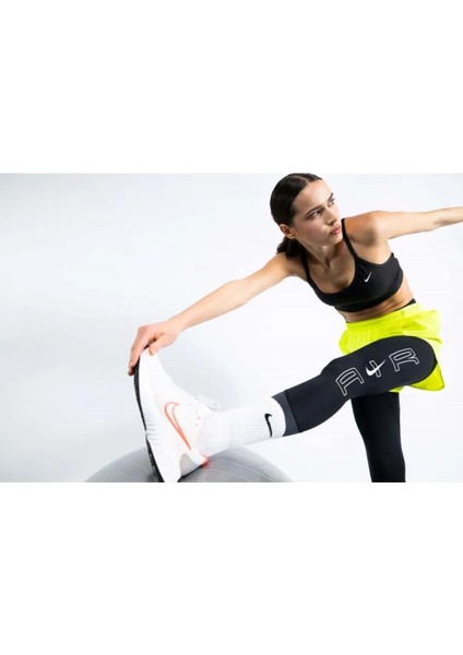 Nsw Air Swosh Yüksek Belli Toparlayıcı Siyah Kadın Spor Taytı DR6159-010