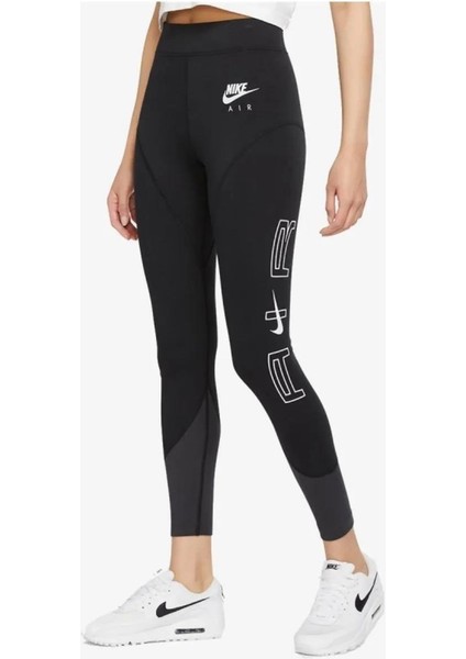 Nsw Air Swosh Yüksek Belli Toparlayıcı Siyah Kadın Spor Taytı DR6159-010 fiyatları