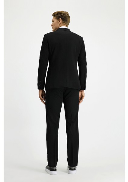 Slim Fit Dar Kesim Kruvaze Takım Elbise indirimleri