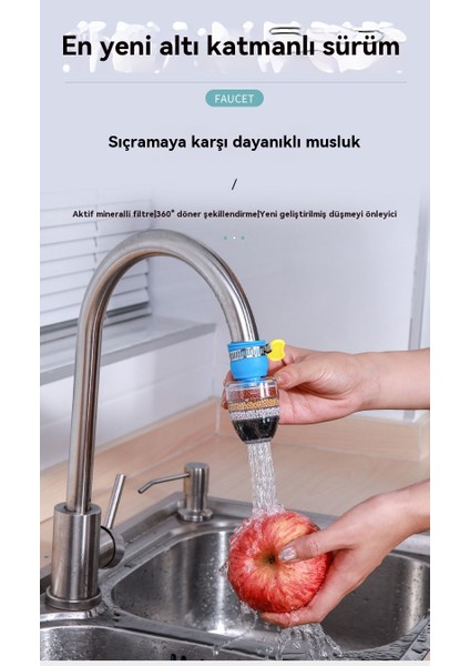 Su Sıçramasına Da Lı Su Uzatma Borusu Uzatma Filtresi Musluk Duşu (Yurt Dışından) indirimleri