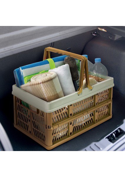 Katlanabilir Taşınabilir Günlük Piknik El Sepeti (Yurt Dışından) fırsatları