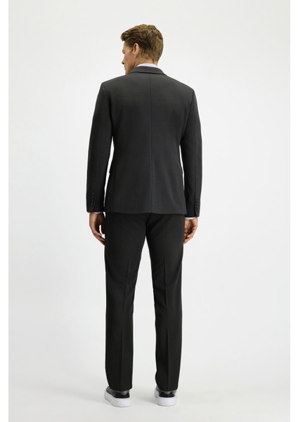 Slim Fit Dar Kesim Kruvaze Takım Elbise indirimleri