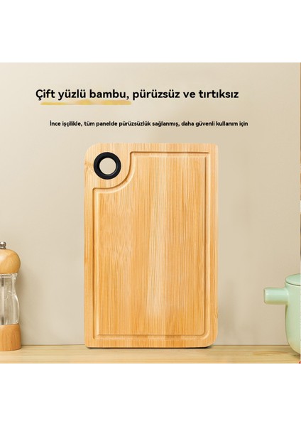 Çin Mutfağı Tam Bambu Çift Taraflı Kesme Tahtası (Yurt Dışından) fiyatları