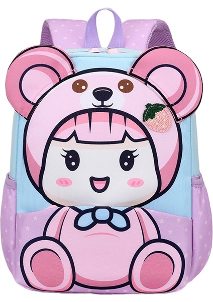 Anaokulu Okul Çantası Sevimli Karikatür Çanta Büyük, Orta ve Küçük Sınıf Omuz Çantası (Yurt Dışından)