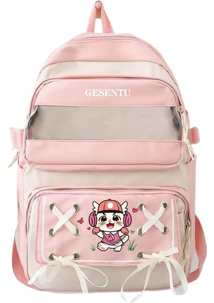 Ilkokul Öğrencileri Okul Çantası Karikatür Sevimli Büyük Kapasiteli Omurga Koruma Yük Azaltma Çocuk Omuz Çantası (Yurt Dışından)