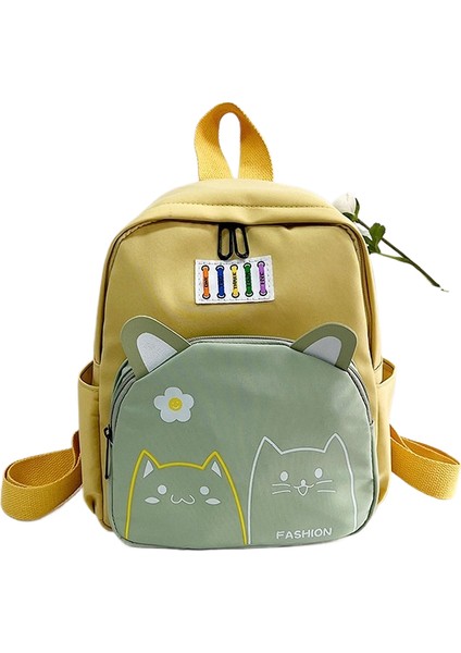 Karikatür Çocuk Okul Çantası Anaokulu Omuz Çantası Bebek Karikatür Ebeveyn-Çocuk Seyahat Çantası (Yurt Dışından)