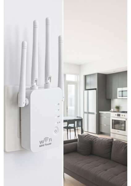 Yeni Nesil Pro Sinyal Genişletici 300 Mbps Dual Band Wifi Access Point Mini Router modelleri