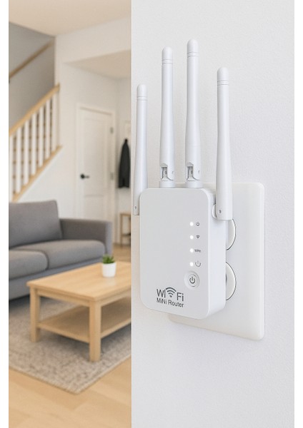 Yeni Nesil Pro Sinyal Genişletici 300 Mbps Dual Band Wifi Access Point Mini Router fırsatları