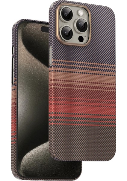 iPhone 16 Pro Kevlar Manyetik Şarj Uyumlu Kılıf