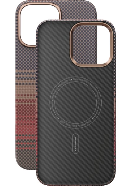 iPhone 16 Pro Kevlar Manyetik Şarj Uyumlu Kılıf modelleri