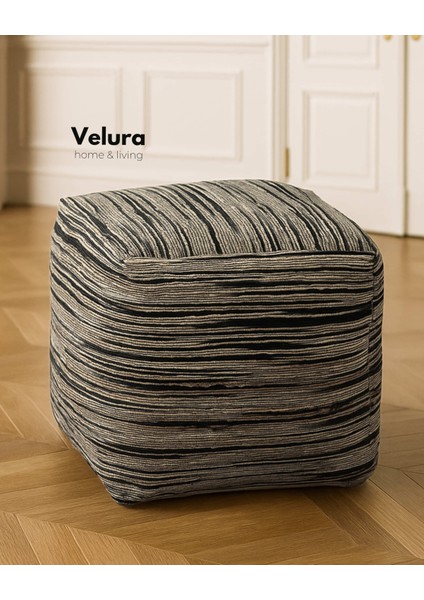 Shiro Beige Black - Puf