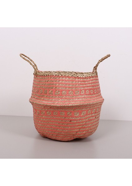 Mylamp Çilek 35X30X40 Cm. (L) Deniz Sazı Katlanabilir Sepet