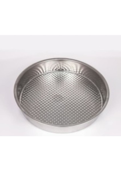 Çelik Çiğköfte Tepsisi 46 cm Çap 7 cm Derinlik – Paslanmaz, Yuvarlak, Geniş Tepsi”