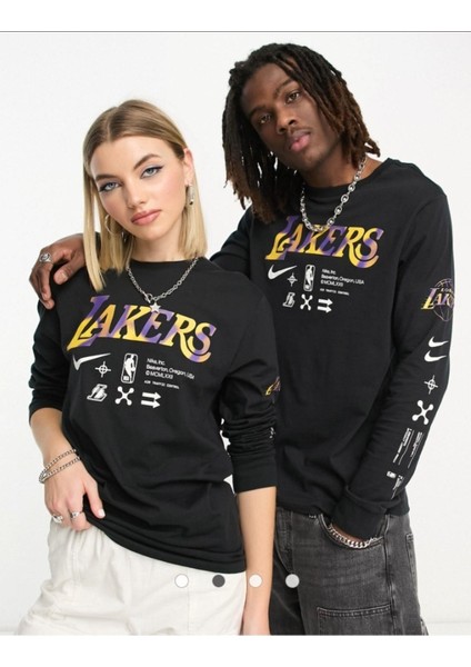 Los Angeles Lakers Essential Tee Erkek Sweatshirt Cng-Store