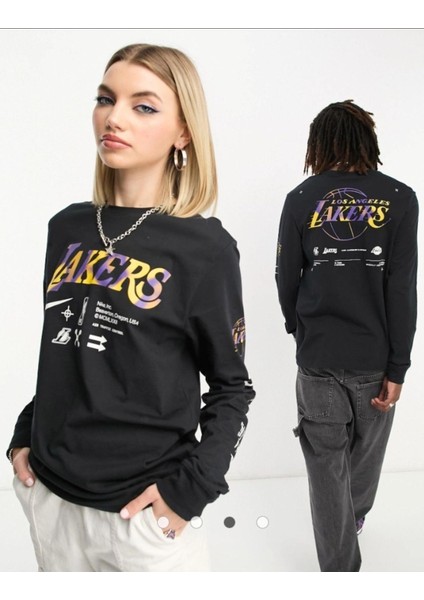 Los Angeles Lakers Essential Tee Erkek Sweatshirt Cng-Store modelleri