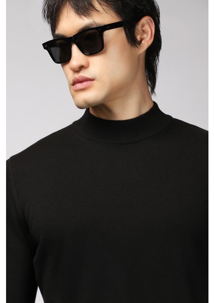 Yarım Balıkçı Yaka Regular Fit Pamuklu Triko Kazak modelleri