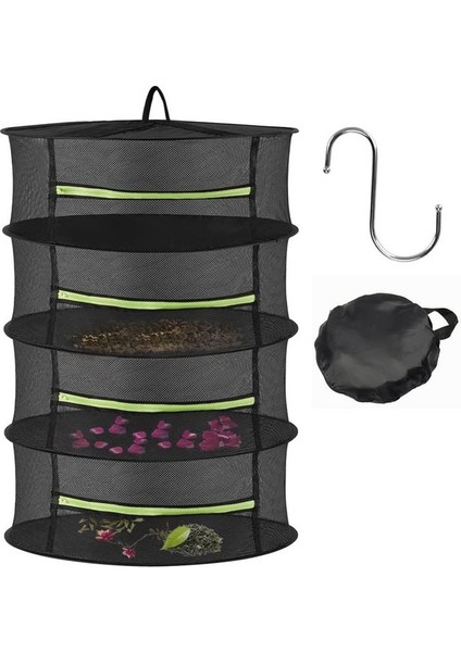 4 Seviyeli Ki Kurutma Filesi Yeşil (Yurt Dışından)