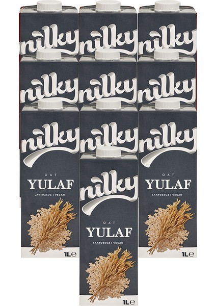 Yulaf Sütü Bitkisel Bazlı Laktosuz Vegan 10x1 lt