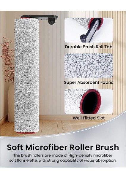 Dreame H12 PRO/H12 Dual Islak Kuru Elektrikli Süpürge Yedek Parça Aksesuar Seti Için Hepa Filtreleri ve Fırça Rulosu (Yurt Dışından) indirimleri