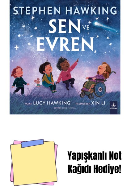 Sen ve Evren - Stephen Hawking + Yapışkanlı Not Kağıdı