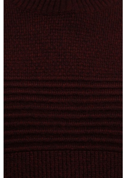 Bisiklet Yaka Regular Fit Çizgili Triko Kazak indirimleri