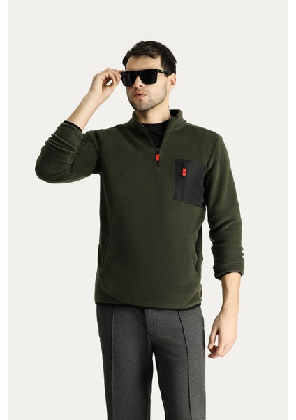 Yarım Fermuarlı Polar Sweatshirt fiyatları