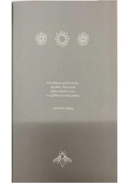 Güneş ve Onun Çiçekleri The Sun and Her Flowers Şiir Kitabı - Rupi Kaur Türkçe 256 Sayfa Karton Kapak