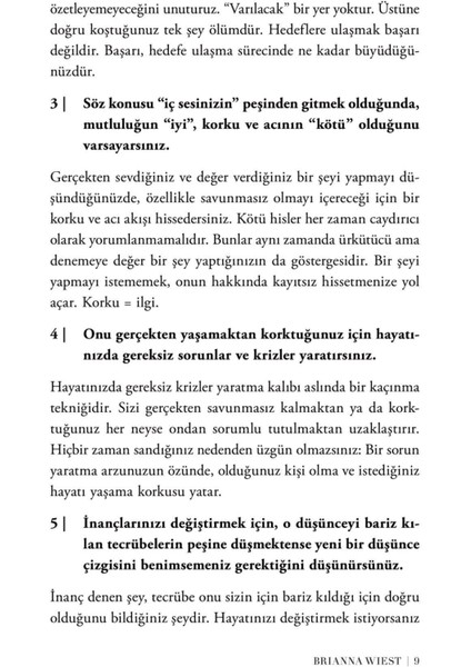 Düşünme Şeklinizi Değiştirecek 101 Deneme - Brianna Wiest