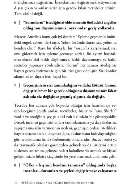 Düşünme Şeklinizi Değiştirecek 101 Deneme - Brianna Wiest