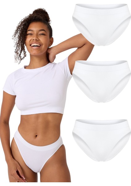 3'lü Seamless Kadın Slip Külot