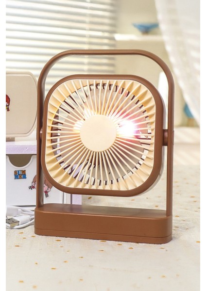 Taşınabilir USB Şarjlı 3 Kademeli Masaüstü Fan Vantilatör Soğutucu YS2551 modelleri