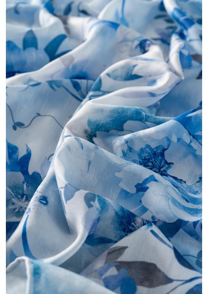 Kadın Çiçek Desenli Ephedra Soft Eşarp modelleri