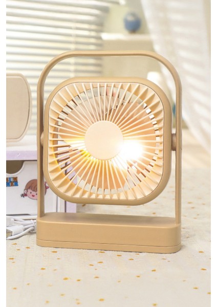 Taşınabilir USB Şarjlı 3 Kademeli Masaüstü Fan Vantilatör Soğutucu YS2551 modelleri