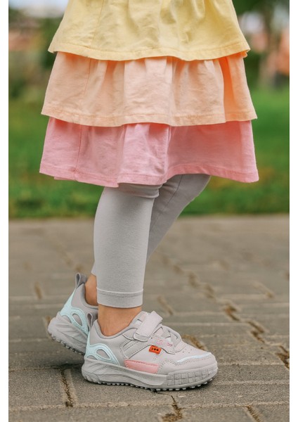 Çocuk Unisex Rahat Kalıp Cırtlı Ayakkabı