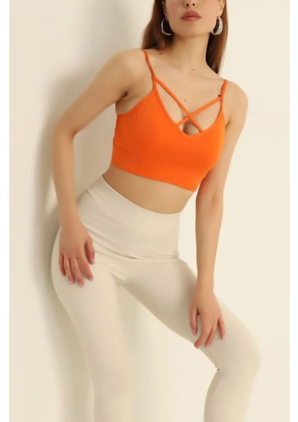 Ön Çapraz Askılı Crop Bluz - S504576 modelleri