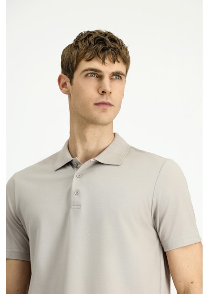 Polo Yaka Regular Fit Nakışlı Pamuklu Tişört modelleri