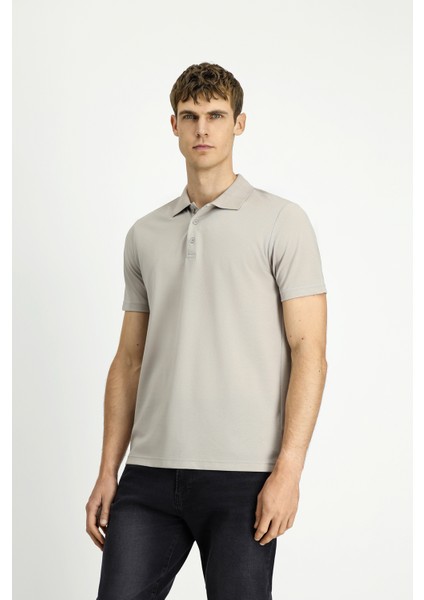 Polo Yaka Regular Fit Nakışlı Pamuklu Tişört indirimleri