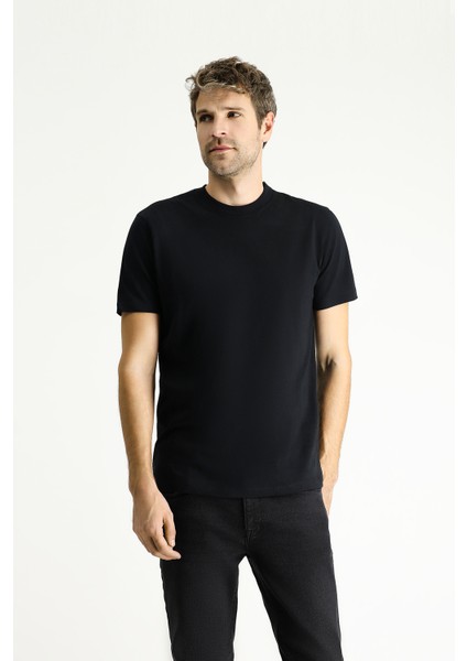 Bisiklet Yaka Slim Fit Dar Kesim Süprem Pamuk Tişört fiyatları