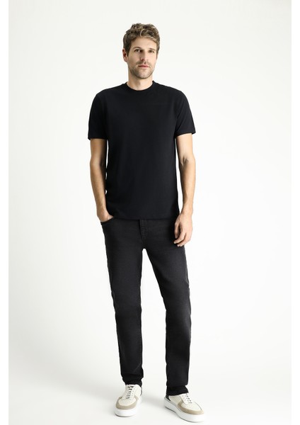 Bisiklet Yaka Slim Fit Dar Kesim Süprem Pamuk Tişört modelleri