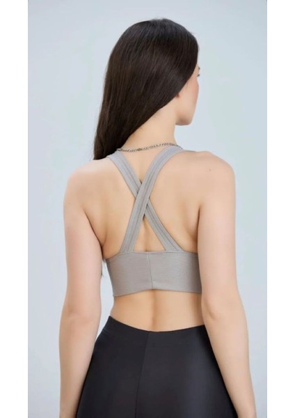 Derin V Yaka Crop Bluz - S504564 indirimleri