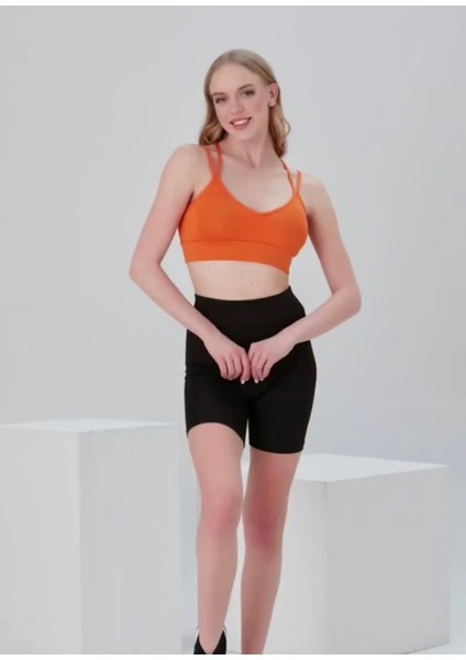 Sırt Çapraz Askılı Crop Bluz - S504571 fırsatları