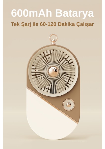 Taşınabililir Mini USB Şarjlı 3 Kademeli El Vantilatör Fan Soğutucu YS2528 fırsatları