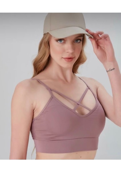 Ön Çapraz Askılı Crop Bluz - S504579 fiyatları