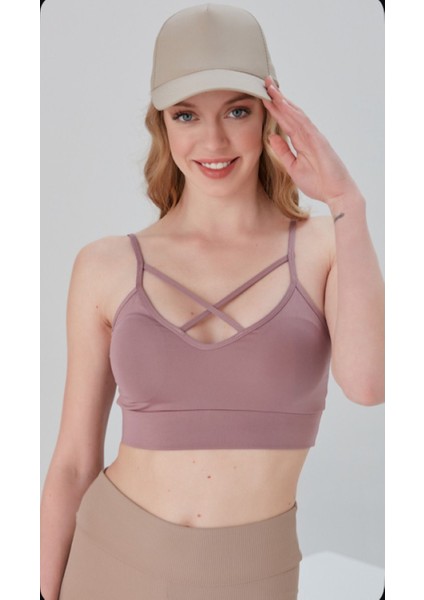 Ön Çapraz Askılı Crop Bluz - S504579 indirimleri