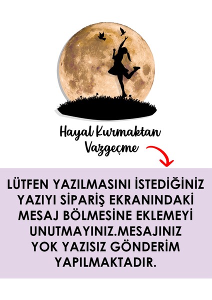Kişiselleştirilebilir LED Işıklı Epoksi Cam Katmanlı Tablo Kaylee Dolunay indirimleri