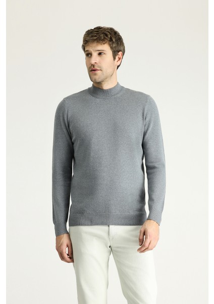 Yarım Balıkçı Yaka Regular Fit Pamuklu Triko Kazak modelleri