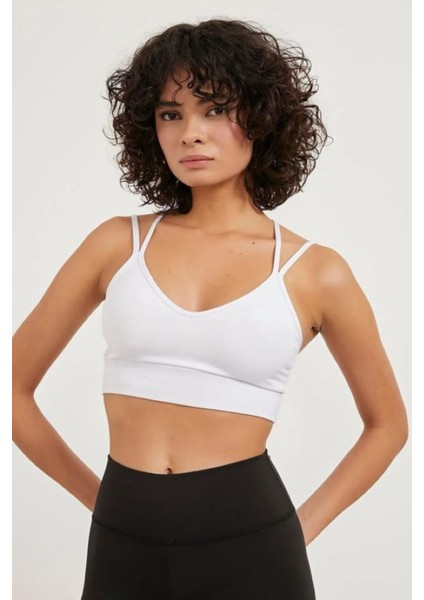 Sırt Çapraz Askılı Crop Bluz - S504566