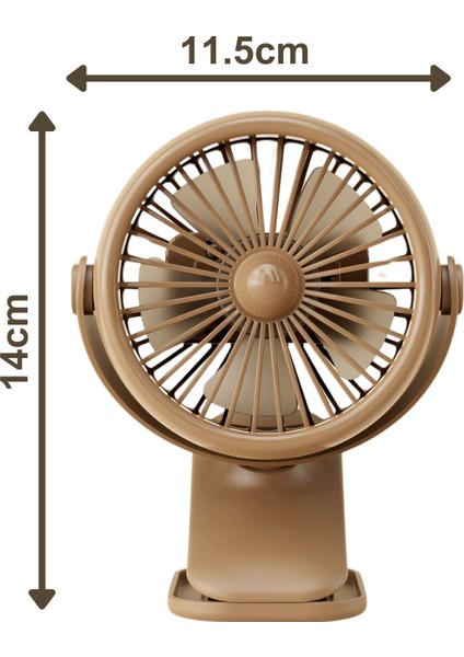 3 Kademe USB Şarjlı Mandallı 360° Taşınabilir Fan Vantilatör Soğutucu YM88221 fiyatları